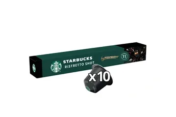 Capsule café Starbucks by Nespresso Ristretto Shot x10