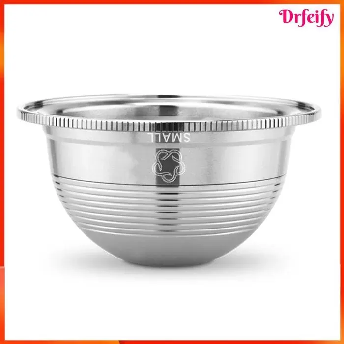 Capsule de café réutilisable - AKOZON - inox 18/8 - Argent - Haute pression - Compatible machines à capsules