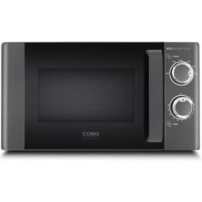 Caso M20 Ecostyle Comptoir Micro-ondes uniquement 20 L 700 W Rotatif Noir
