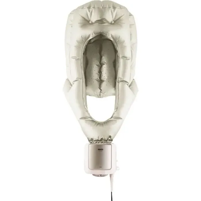 Casque soufflant ionique Krups CF6000 - 2 niveaux de température - Blanc