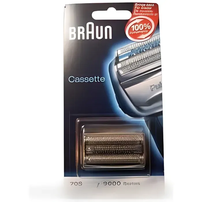 CASSETTE DE RASAGE SERIE 7 PULSONIC POUR RASOIR ELECTRIQUE BRAUN - BVMPIECES