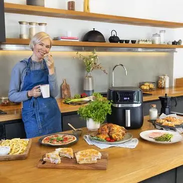 Cecotec 03214 friteuse Unique 5,5 L Autonome 1700 W Friteuse d'air chaud Noir, Acier - Neuf — vue 2