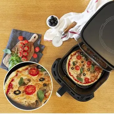 Cecotec 03214 friteuse Unique 5,5 L Autonome 1700 W Friteuse d'air chaud Noir, Acier - Neuf — vue 3