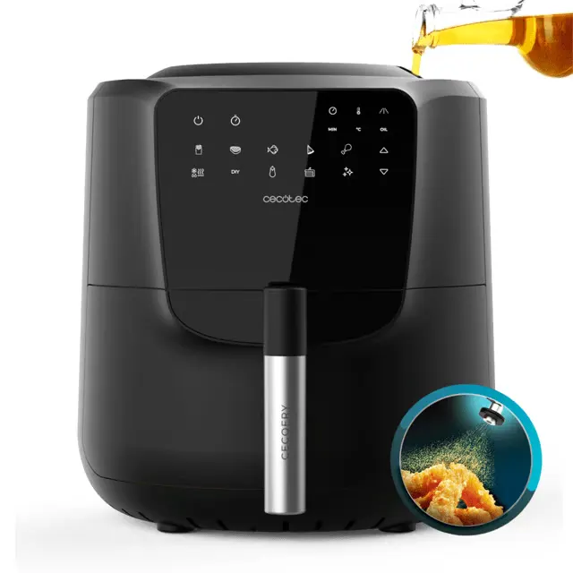 Cecotec 03300 friteuse Unique 5,5 L Autonome 1550 W Friteuse sans huile Noir - Neuf