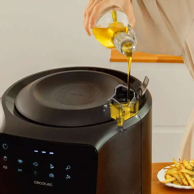 Cecotec 03300 friteuse Unique 5,5 L Autonome 1550 W Friteuse sans huile Noir - Neuf — vue 3