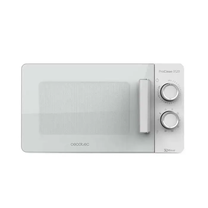 Cecotec 800 W Micro-ondes avec Gril ProClean 3120 Capacité de 20 L Revêtement Ready2Clean 700 W de Puissance 6 niveaux