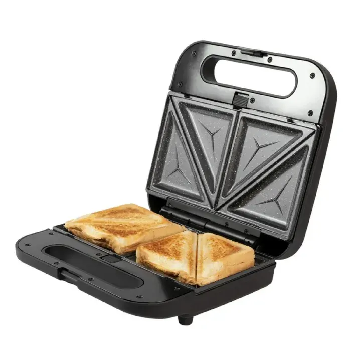 Cecotec Appareil à croque-monsieur avec plaques interchangeables Rockn Toast 1000 3In1. 800 W capacité de 2 sandwichs