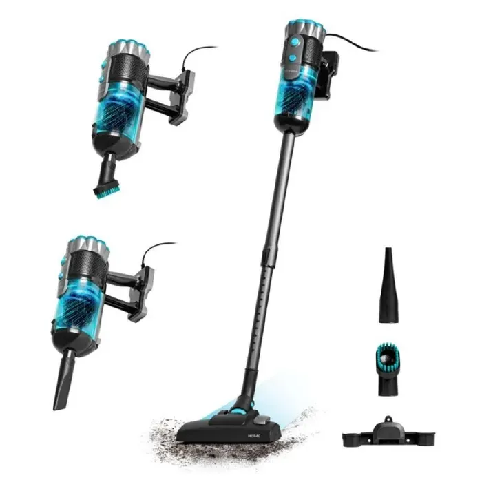 Cecotec Aspirateur Balai avec Câble Conga Popstar 600 Vital. 600 W Technologie Cyclonique sans Sac Puissance dAspiration de