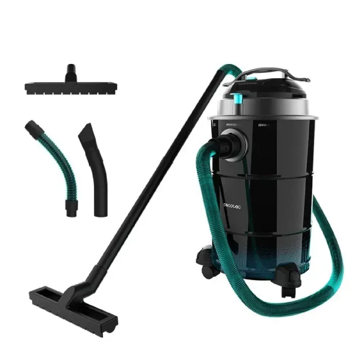 Cecotec Aspirateur de Cendres 30L Conga Ash 6000 Easy Go Home XL. 1500W Puissance daspiration 21kPa Tube avec revêtement