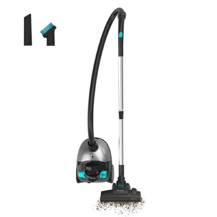 Cecotec Aspirateur Traîneau avec Sac 2L Conga Powerbag 2000 Compact Plus. 800W Filtration Haute Efficacité Tube Télescopique