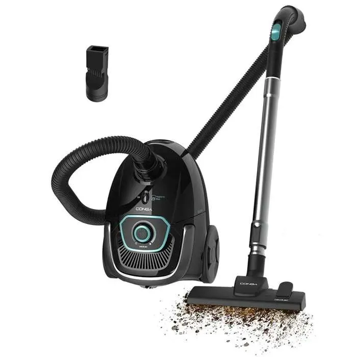 Cecotec Aspirateur Traîneau avec Sac de 25 L Conga Powerbag 2500 Plus. 850 W Filtration Haute Efficacité Tube Télescopique
