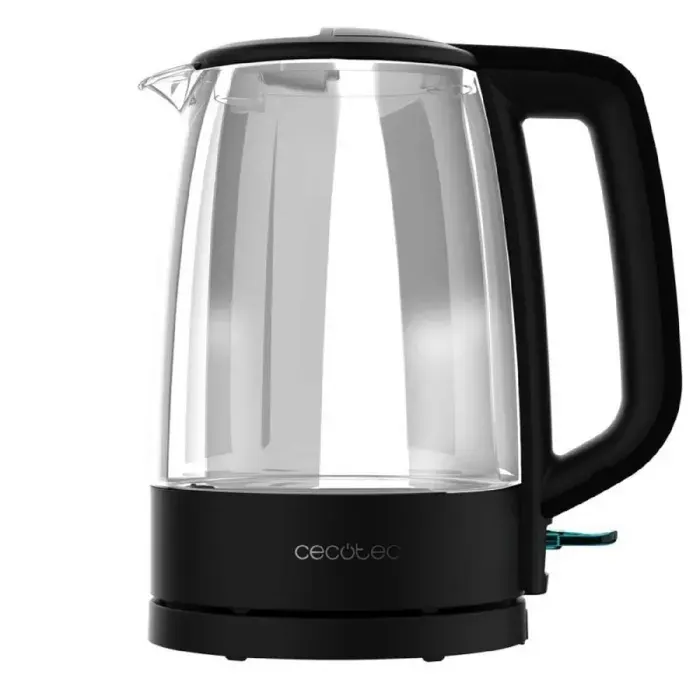 Cecotec Bouilloire Électrique à Eau de 17 L ThermoSense 320 Clear. 2200W Corps en Verre Borosilicate Indicateur Lumineux