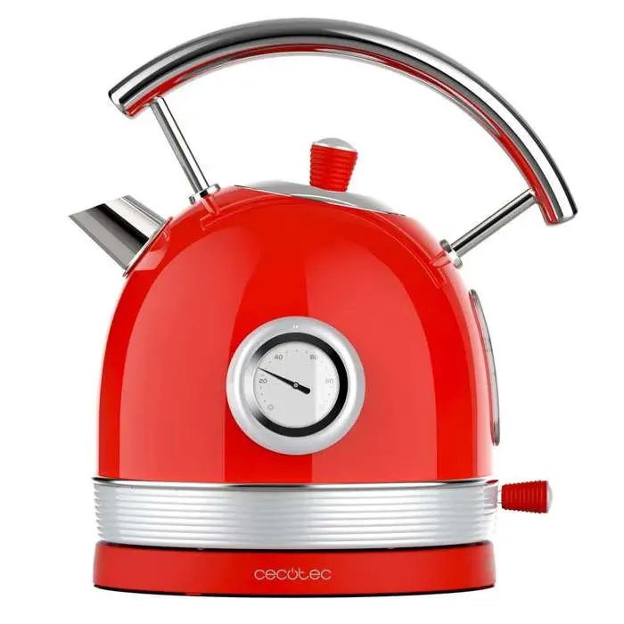 Cecotec Bouilloire Thermosense 420 Vintage Rouge Clair