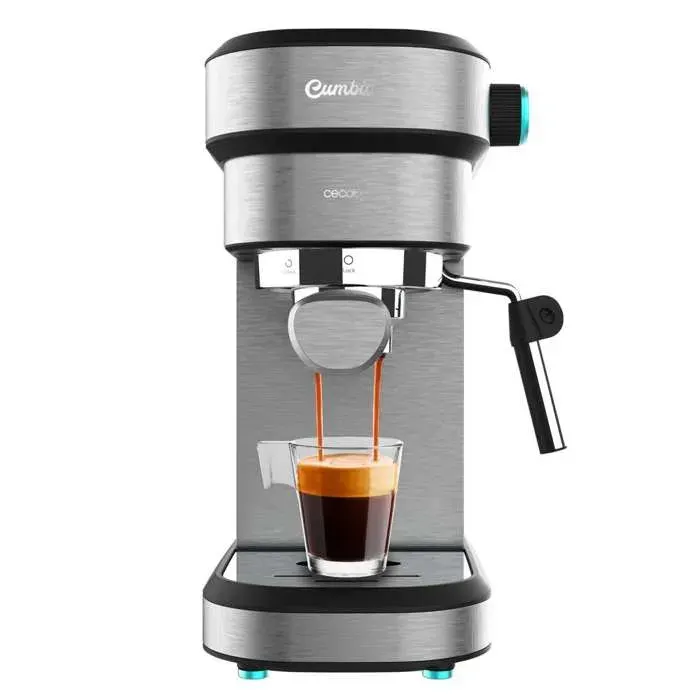 Cecotec Cafelizzia Express Cafelizzia 890 Gris Espressos et Cappuccino 1350 W Système Thermoblock 20 bars Mode Auto pour 1-2
