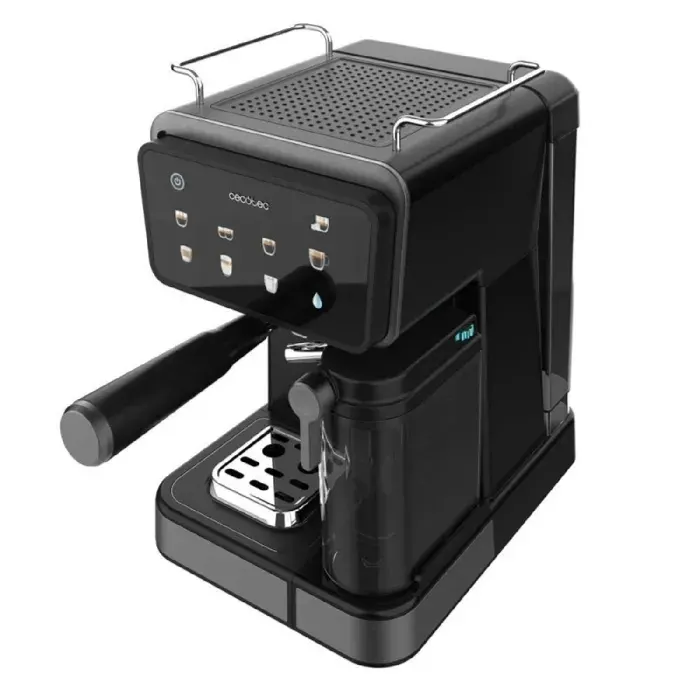 Cecotec Cafetières Express Semi-automatiques Power Espresso Touch ColdBrew Latte. 1350W 20 Bars Froid Tiède ou Chaud