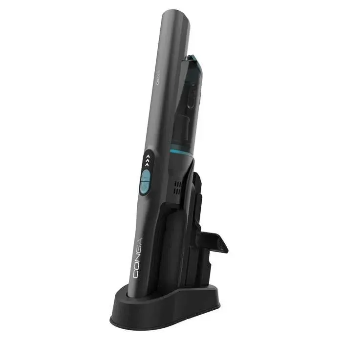 Cecotec Conga Rockstar Micro + Clean&Car. Aspirateur à Main Digital Brushless 210 W 20 kPa Batterie 168 V (40 Min). 2 Modes