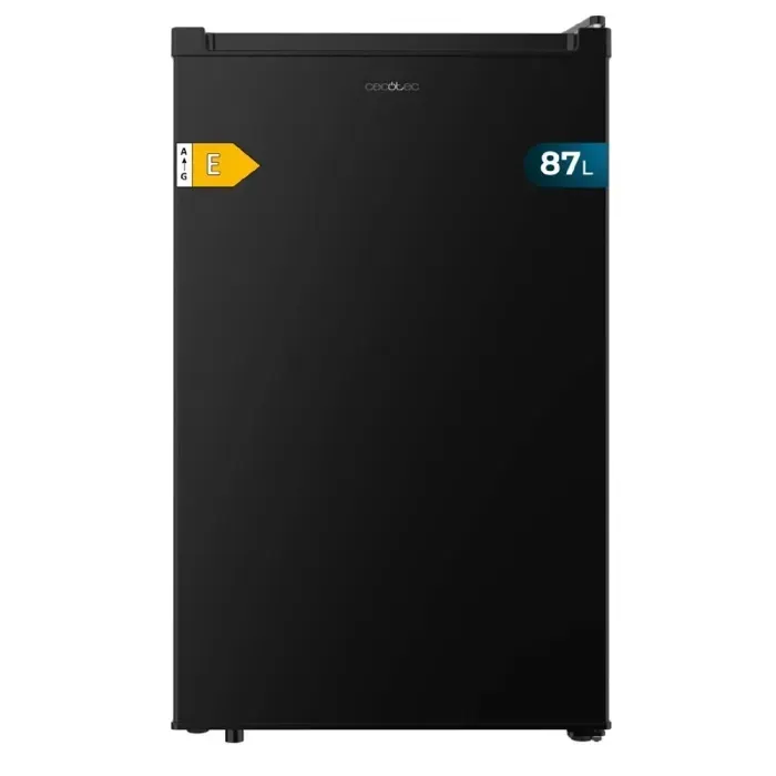 Cecotec Congélateur Armoire 87 Litres Bolero CoolMarket TF 87 Black. Congélateur Vertical Noir de 836 cm de hauteur et de 50
