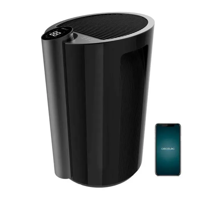 Cecotec Déshumidificateur BigDry 9000 Professional Black Connected. 20 L par jour 45 L de capacité Wi-Fi jusqu’à 250 m³/h