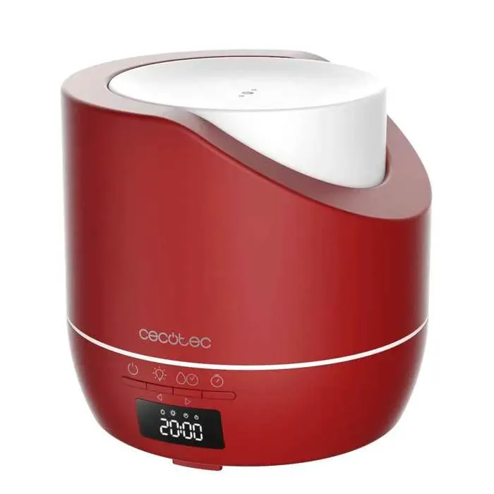 Cecotec Diffuseur dArômes PureAroma 500 Smart Garnet. Capacité 500 ml Écran LED Minuterie jusqu’à 12 Heures 3 Modes de