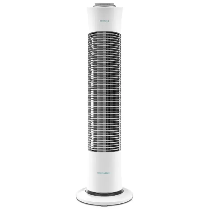Cecotec EnergySilence 6090 Skyline – Ventilateur colonne 45 W – 3 vitesses – Oscillation – Minuterie 120 min – Blanc