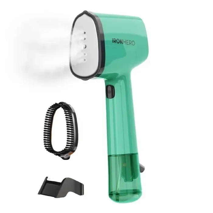 Cecotec Fer à Repasser Vertical Semelle Céramique IronHero V-1500 Essential Green Puissance 1500 W Vapeur continue 25g/min