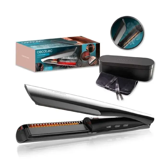 Cecotec Fers à lisser à fil étroit Plancha de cheveux RitualCare Steamy. Plancha avec technologie à vapeur pour un meilleur