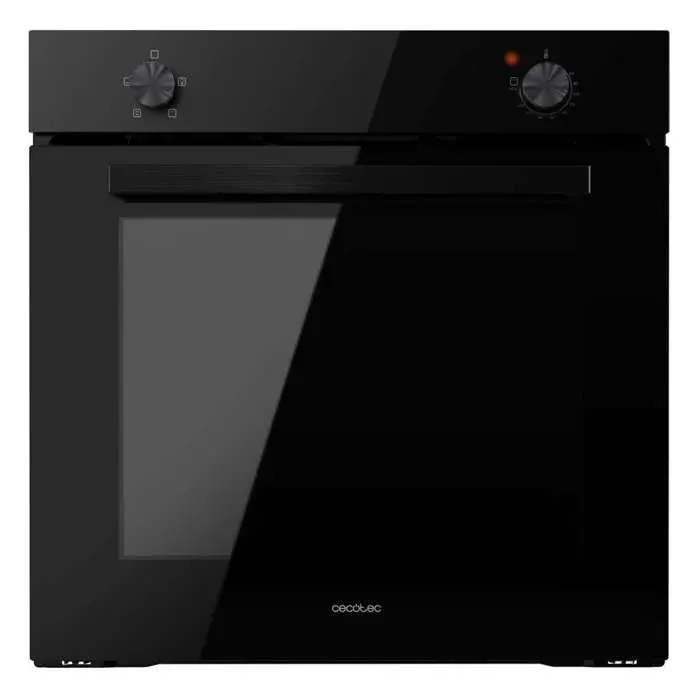 Cecotec Four encastrable Bolero Hexa C126000 Black A. 2800 W capacité de 77 L 4 fonctions Steam Assist Steam EasyClean