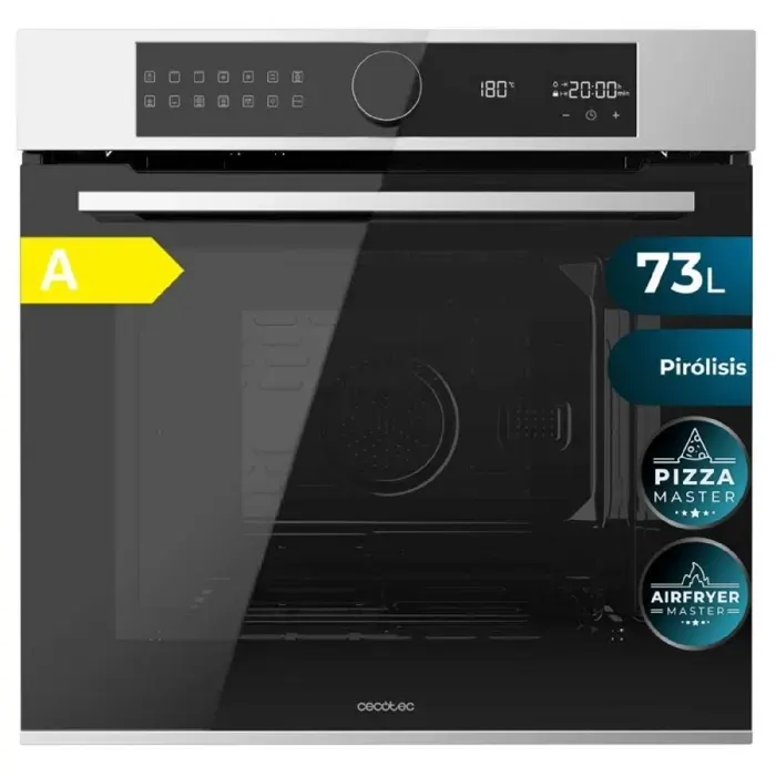 Cecotec Four encastrable pyrolyse Bolero Hexa P516000 Line A.Four pyrolyse capacité de 73 L 14 fonctions classe A