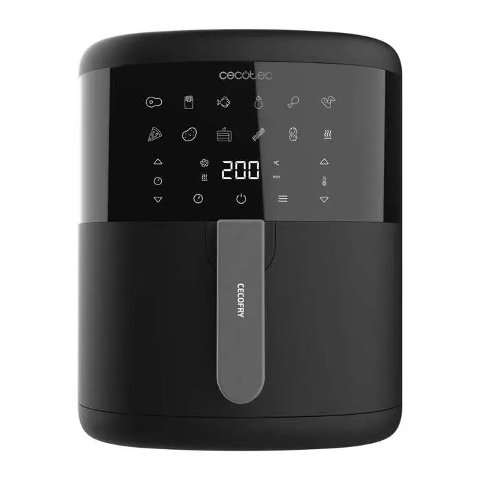 Cecotec Friteuse sans Huile 6 L Cecofry Bombastik 6000. Air Fryer de 1700 W Technologie PerfectCook Régulation de la