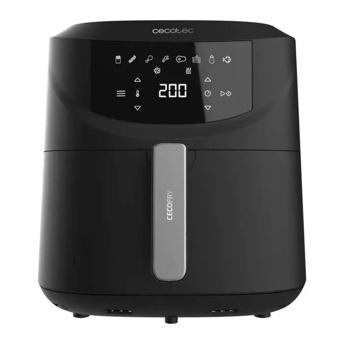 Cecotec Friteuse sans Huile 76 L Cecofry Absolute 7600. Air Fryer 2000 W Numérique et Compacte Technologie PerfectCook