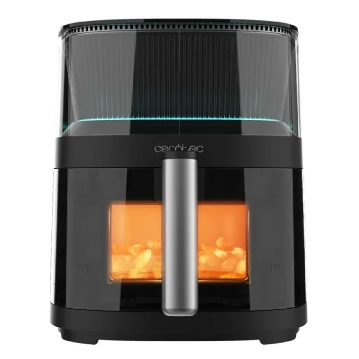 Cecotec Friteuse Sans Huile Cecofry Neon 5000 5 L Vaporisateur deau pour une cuisson parfaite Technologie Healthy Crispy et — coloris Noire