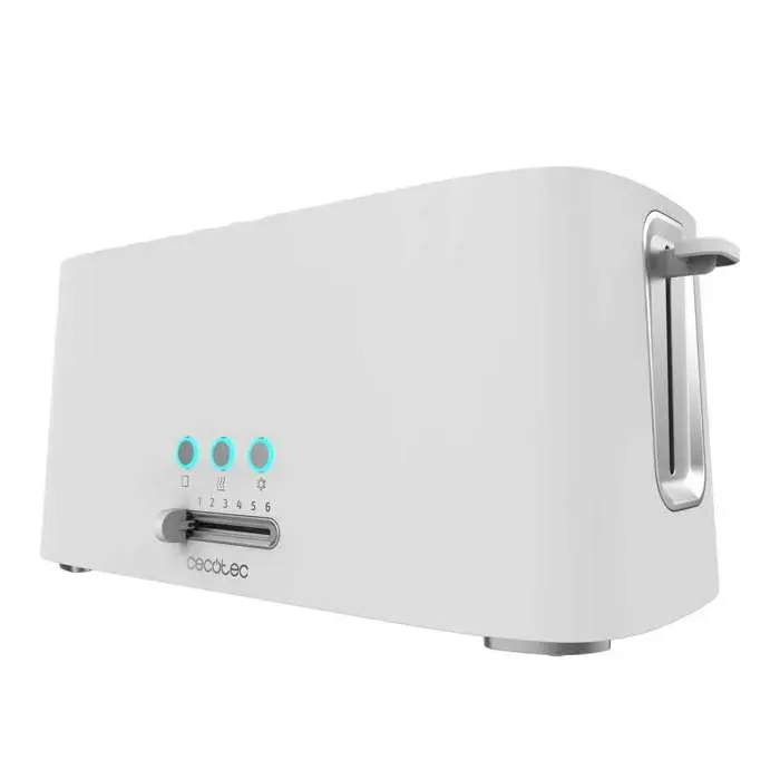 Cecotec Grille-pain vertical Toast&Taste 16000 Extra White