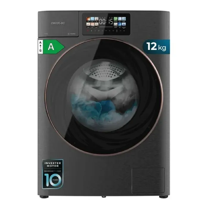 Cecotec Lave linge Frontal Bolero DressCode 10950 Autodose Inverter 3D Steel A Machine à laver 10 kg 1400 trmin