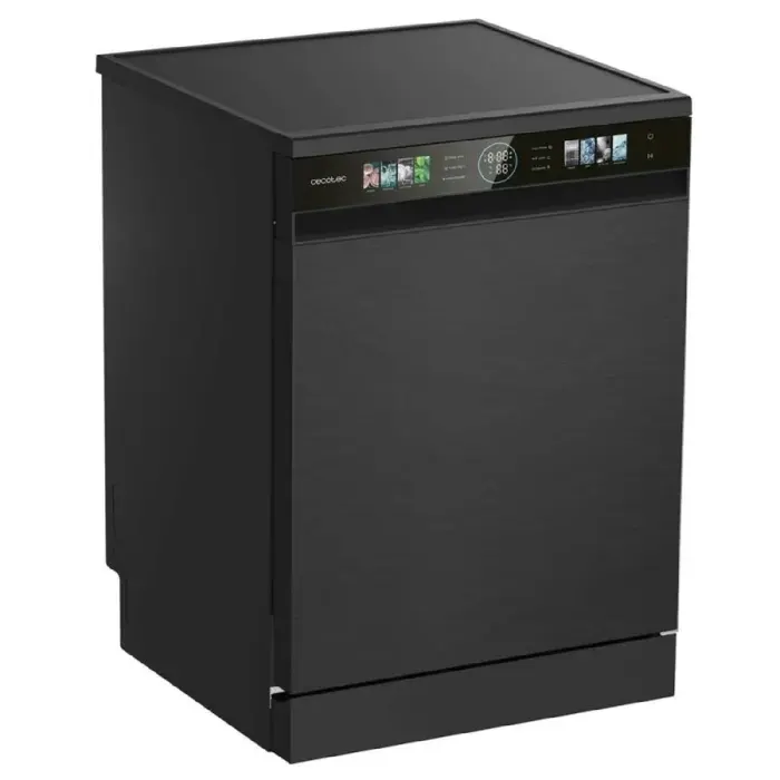 Cecotec Lave-vaisselle Compact de 60 cm Bolero Aguazero 6620 Dark C 1850W 15 Couverts 8 Programmes Moteur Inverter