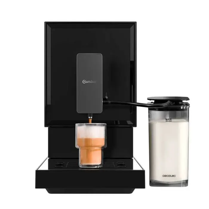 Cecotec Machine à café super automatique Power Matic-ccino Cremma. 1470 W 19 bars broyeur intégré thermoblock vaporisateur