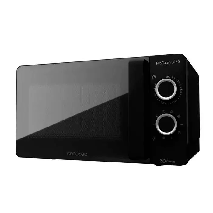 Cecotec Micro-ondes avec Gril ProClean 3130. Capacité de 20 L Revêtement Ready2Clean 700 W de Puissance Gril 800 W 6 niveaux Mi