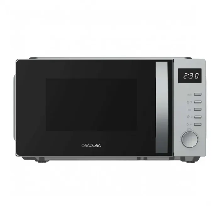 Cecotec Micro-ondes Digital Proclean 5005 Silver. 700W 20L Technologie 3DWave 5 Niveaux de Puissance Minuterie 30 Min