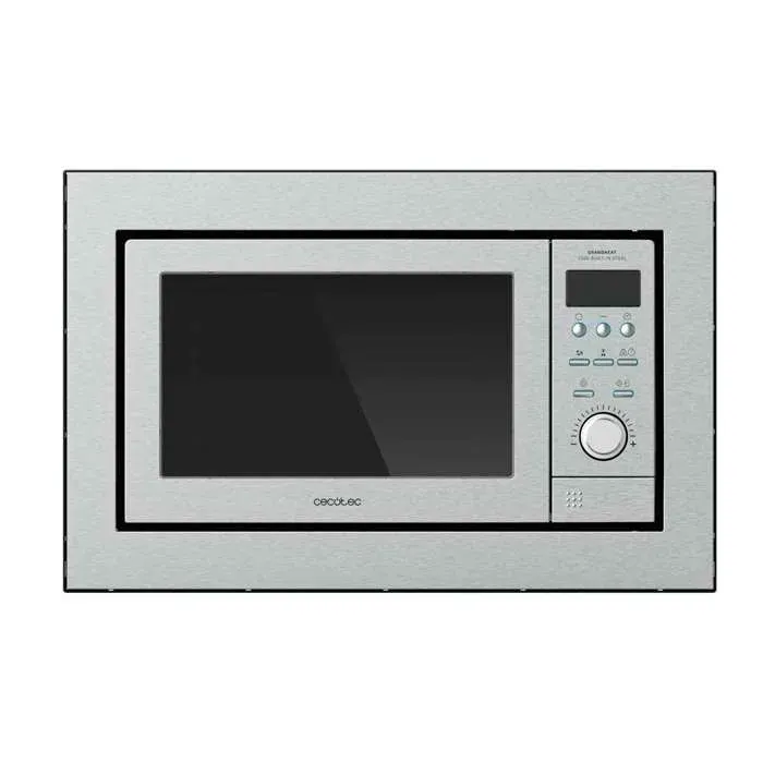 Cecotec Micro-ondes encastrable GrandHeat 2500 Built-In Steel