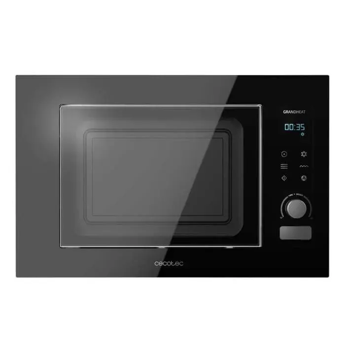 Cecotec Micro-ondes Encastrable Numérique GrandHeat 2090 Built-in Touch Black 1200 W Encastrable 21 Litres Grill