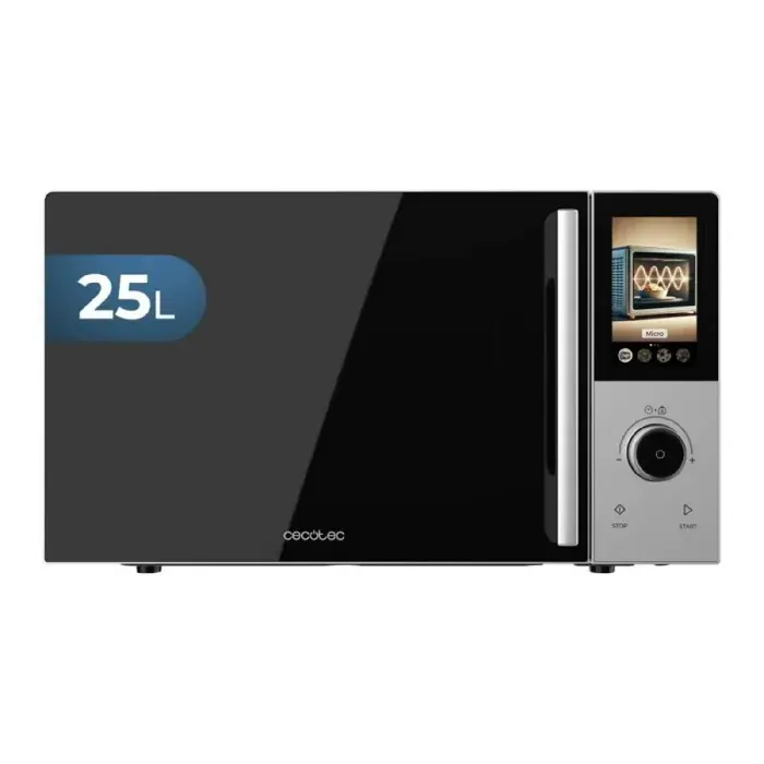 Cecotec Micro-ondes Numérique Tactile avec Gril 25 L Convection 2500 Touch. 900 W Gril 1200 W Contrôle Tactile Convection