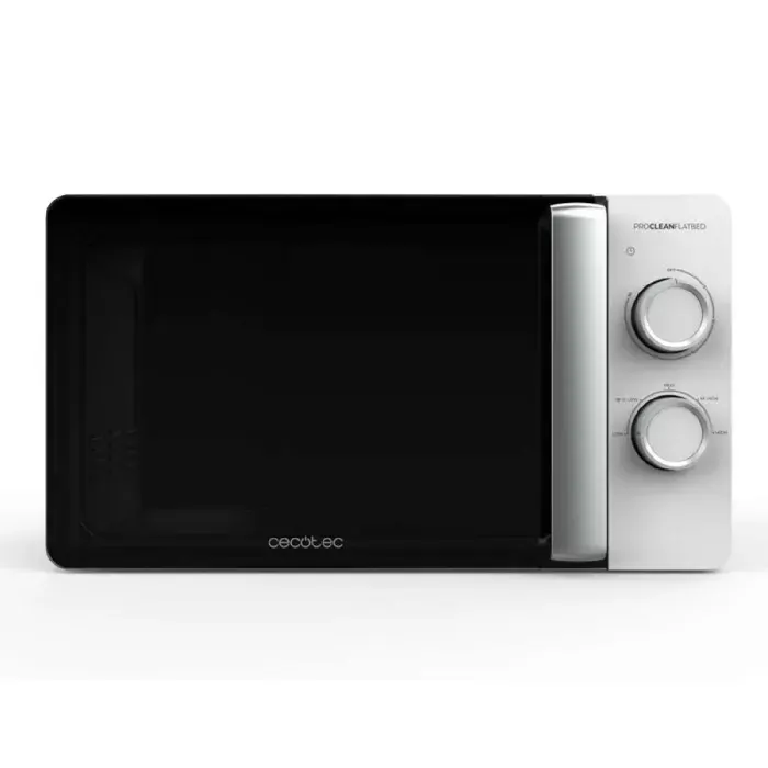 Cecotec Micro-ondes Proclean 3010 Flatbed. Capacité 20L 700W 6 niveaux cavité plate pour grands plats design compact et