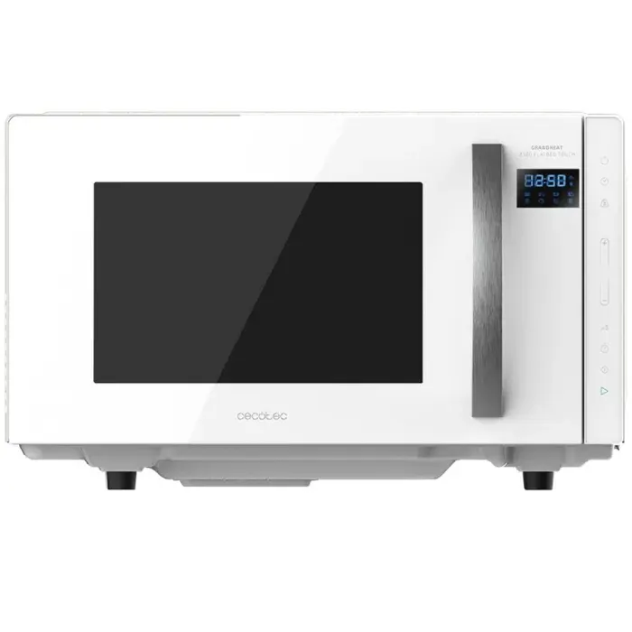 Cecotec Micro-ondes sans plaque GrandHeat 2300 Flatbed Touch White. Capacité 23 litres Puissance 800 W 8 fonctions préréglées