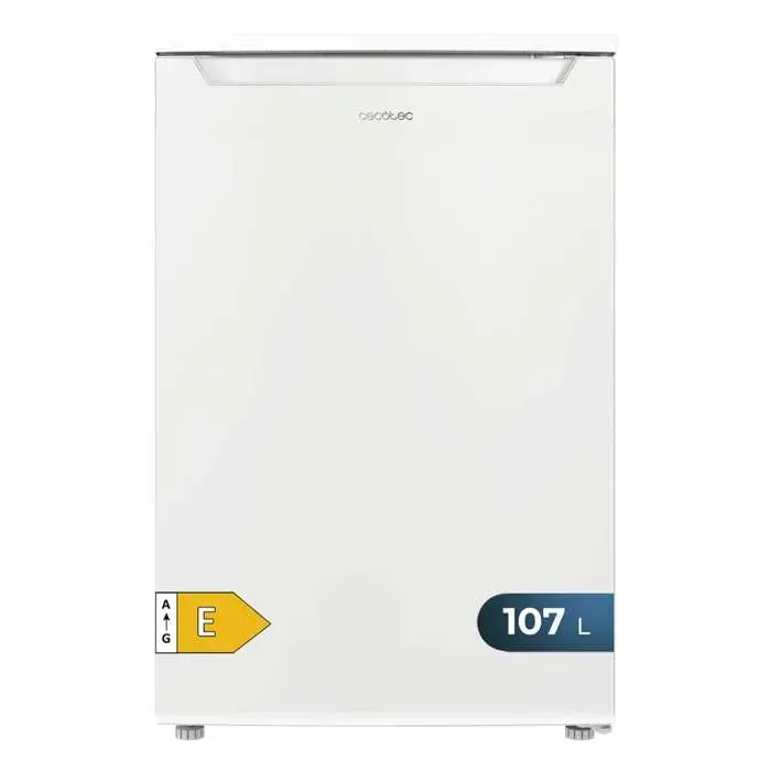 Cecotec Mini Réfrigérateur 107 L Bolero CoolMarket TT 107 White Classe Énergétique E Économie dÉnergie Porte Réversible
