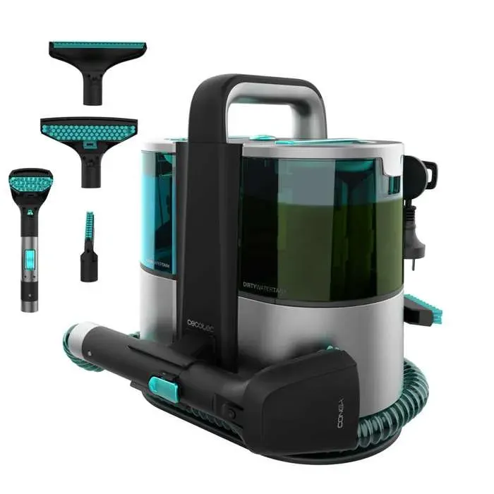 Cecotec Nettoyeur Tapis Conga 4000 Carpet&Spot Clean XL Advance. Nettoyeur de Taches 600 W 2 Réservoirs Pulvérisateur