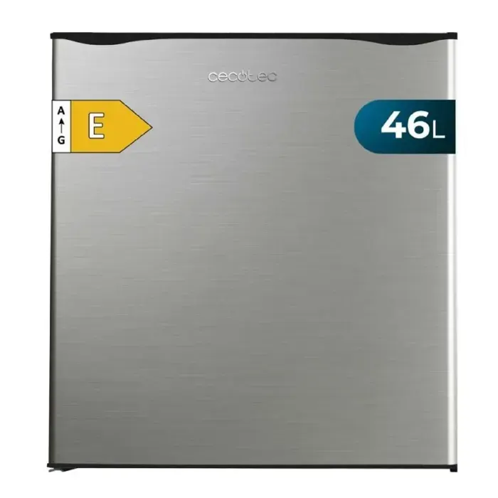 Cecotec Petit Réfrigérateur Mini Bar 46L GrandCooler 20000 SilentCompress Inox E. Hauteur 487 cm Largeur 48 cm Basse