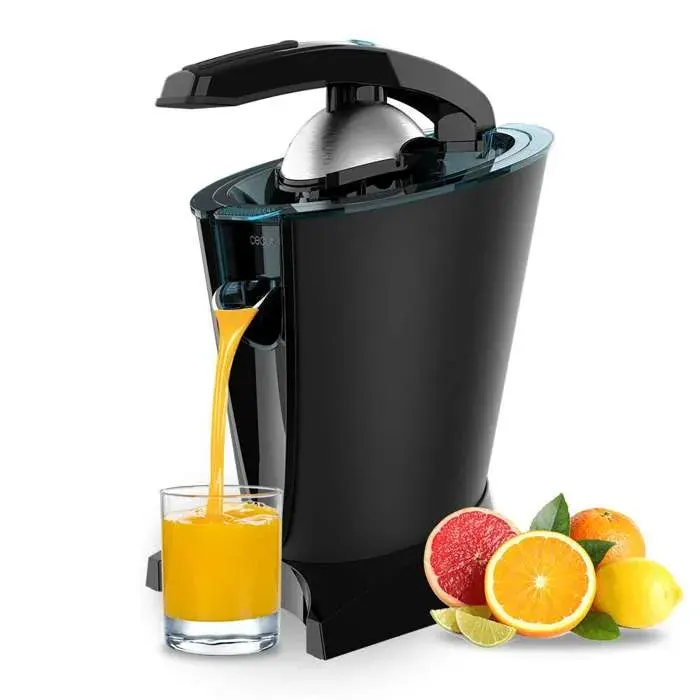 Cecotec Presse-agrumes électrique à bras EssentialVita Hyden 600 600 W filtre en acier inoxydable 2 cônes amovibles