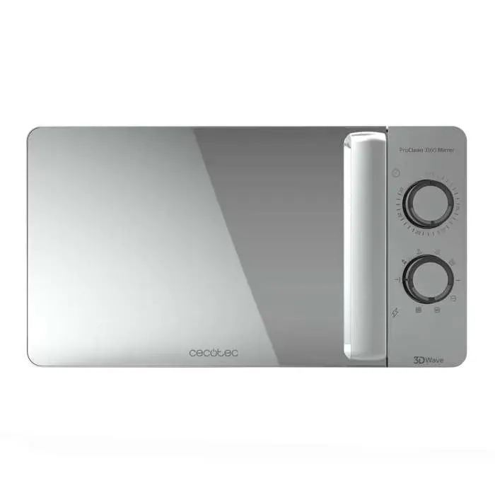 Cecotec ProClean 3160 Revêtement miroir pour un meilleur nettoyage Technologie 3DWave Grill 800 W 20 L Design élégant avec porte mir