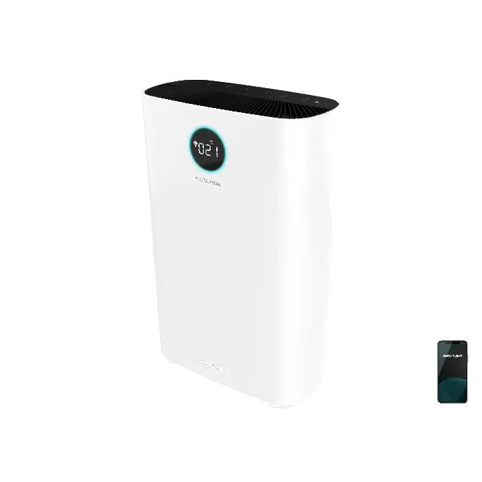 Cecotec Purificateur d’air TotalPure 7500 Connected. CADR 600 couverture 200 m³ écran LED contrôle Wi‑Fi