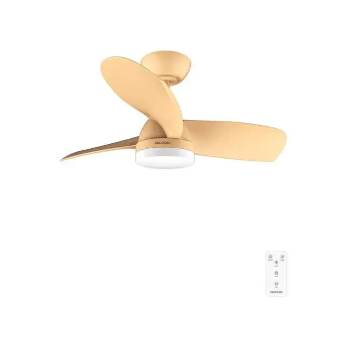 Cecotec - Ventilateur de Plafond avec Lumière EnergySilence Aero 3050 Orange - 35 W Diamètre 91 cm LED de 18 W Télécommande