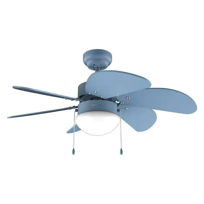 Cecotec - Ventilateur de Plafond avec Lumière EnergySilence Aero 3600 Vision Full Blue - 50 W Diamètre 91 cm Ampoule non